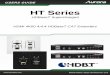HT Series - Aurora Multimedia Corp....IR Receiver CA0026-1 ... the HT Series is the only HDBaseT product to have optional Dante/AES67 up to 8 channels for surround sound. The Aurora