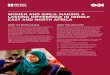 WOMEN AND GIRLS: MAKING A LASTING DIFFERENCE IN … · WOMEN AND GIRLS: MAKING A LASTING DIFFERENCE IN MIDDLE EAST AND NORTH AFRICA ABOUT THE BRITISH COUNCIL The British Council is