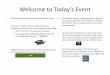 Welcome to Today’s Event - CMS · 9/29/2016  · Welcome to Today’s Event ... • To view the presentation in a full screen, click the full screen button in the lower right hand