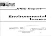 Environmental Issues - DTIC · JPRS-TEN-91-015 7 August 1991 2 EAST ASIA REGIONAL AFFAIRS Northeast Asia Environmental Organization To Be Established [Seoul YONHAP 15 JulJ 24 Asia-Pacific