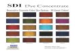 SDI Concrete Dye Color - Sealant Depot, INC. · SDI Concrete Dye is a translucent dye, formulated using very fine particles of color designed to penetrate and color interior cementitious