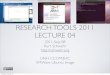 RESEARCH TOOLS 2011 LECTURE 04 - University of New …vislab-ccom.unh.edu/~schwehr/Classes/2011/esci895-researchtools/... · A virtual machine (VM) is a isolated guest system installation