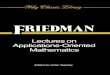 Thispageintentionallyleftblank...II. Title. III. Series. QA37.2.F74 1991 510—dc20 CIP 10 987654321 91-216 INTRODUCTION During the years 1958-1965 the late Professor Bernard Friedman