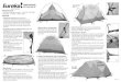 Component List - Eureka! · FOR THE HIGH CAMP TENT Component List: 1 Tent Body w/attached guy ropes 1 Brim Rod 4 Tent Poles 1 Carry Bag 1 Pole Bag 1 Bag w/ Stakes Assembly: 1 Unpack