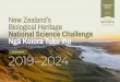 New Zealand’s Biological Heritage National Science ... · partnership to deliver a step change in research innovation, globally leading technologies and community and sector action