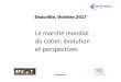 Le marchémondial du coton: évolution et perspectives · 2019-06-26 · Octobre 2017 15,000 17,000 19,000 21,000 23,000 25,000 27,000 29,000 2007/08 2008/09 2009/10 2010/11 2011/12