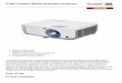 4,000 Lumens WXGA Business Projector · 8 Control Codes from a Single Remote This projector remote control can be assigned to 8 different remote control codes for effortless projector
