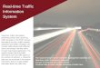 Real-time Traffic Information System - Parabol Y · Real-time Traffic Information publishes present and upcoming traffic densities of 15-30-60 minutes intervals of the city’s traffic
