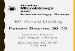 Ocular Microbiology and Immunology Groupeyemicrobiology.upmc.com/PDFs/2015 OMIG Program.pdf · Ocular Pathogens and Antibiotic Sensitivity of Bacterial Keratitis Isolates at King