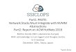 Part1: PASTE: Network Stacks Must Integrate with NVMM ... · Network Stacks Must Integrate with NVMM Abstractions Part2: Report on ACM HotNets 2016 *work done. ... •OS abstractions