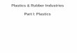 Plastics & Rubber Industries Part I: Plastics · Source: Plastics Europe –The facts 2014. Source: Plastics Europe –The facts 2014. Global Demand for Engineering Plastics (in Mio