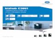 bizhub C3851 - Sistema azienda · 2018-02-21 · DATASHEET bizhub C3851 Schema Opzioni Tecnologia Opzioni di finitura Pinzatura angolare (oﬀ -line) Fronte/Retro Emperon™ – controller