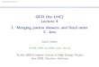 QCD (for LHC) Lecture 4 1. Merging parton showers …...QCD lecture 4 (p. 1) QCD (for LHC) Lecture 4 1. Merging parton showers and ﬁxed order 2. Jets Gavin Salam LPTHE, CNRS and