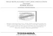 TOSHIBA - Notebook Manuals€¦ · TOSHIBA Tough Enough for Today’s World. Battery Pack Battery release lever PC card Eject button 1. Press the eject button of the PCCard you want