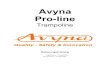 Avyna Pro-line - HORNBACH€¦ · Trampoline Bedienungsanleitung Tepl234-i / Tepl238-i Avgr234-i / Avgr238-i . 1.Erstens, Aufbau des Rahmens 2. Die Inground-Pins unter dem Rahmen