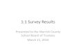 1:1 Survey Results - warrick.k12.in.us · 1:1 Survey Results Presented to the Warrick County School Board of Trustees March 21, 2016 . Number of Participants •Parent Survey –
