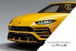 URUS - Lamborghini.com€¦ · Preserves the battery of the Urus and is also compatible with any Lamborghini model thanks to its innovative recognition software. Use only original