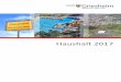 Haushalt 2017 - Griesheim€¦ · Inhaltsverzeichnis Haushaltsplan 2017 Inhaltsverzeichnis Seite Griesheim, Schnittstelle zwischen Rhein-Main und Neckar 1 Organisation der Stadtverwaltung