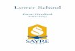 Lower School - Sayre School · January 3 Classes Resume 21 M.L.K.’s Birthday - NO SCHOOL – Extended Day Closed February 11-15 Mid-Winter Break – School Closed March 8 Sayre