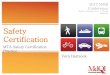 Safety Certification - remlinedigital.comremlinedigital.com/mdqi/images/stories/mdqi_documents/2012_conf… · • Ensures completion of safety certifiable test program • Coordinates