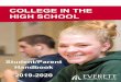 COLLEGE IN THE HIGH SCHOOL - everettcc.edu · Everett Community College's (EvCC) College in the High School (CHS) program is a cooperative program between local school districts and