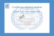 Certificate of Participation - United Nations · Certificate of Participation The United Nations certifies that for a United Nations stamp on the theme “We can end poverty” designed