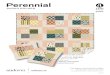 Perennial - Andover Fabrics · Introducing Andover Fabrics new collection: PERENNIAL by Sarah Golden Quilt designed by Janet Houts Fabric Requirements Yardage Fabric Fabric A binding