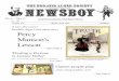 A new discovery! Horatio Alger’s last short story Percy ...€¦ · Percy Manson’s Lesson Games people play (and young readers, too)-- See Page 5 Carson Valley sights Places to