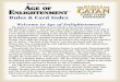 Klaus Teuber’s Age of enlightenment - CATAN Age of Enlightenment contains two marker cards, Public Feeling in “The Era of Prosperity” and Manifesto of Humane Conduct in “The
