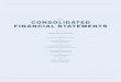 2016 CONSOLIDATED FINANCIAL STATEMENTS€¦ · 2016 CONSOLIDATED FINANCIAL STATEMENTS TABLE OF CONTENTS 1 Report of Independent Auditors 2 Consolidated Statements of Financial Position