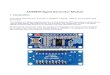 ADS9850 Signal Generator Module - Electronicos CaldasADS9850 Signal Generator Module 1. Introduction This module described here is based on ADS9850, a CMOS, 125MHz, and Complete DDS
