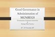 Good Governance in Administration of MGNREGS Gove… · Good Governance Initiatives 7 Registers Job Cards Case Records/ Work File Citizen Information Boards Maintenance of all Mahatma