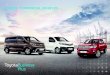 TOYOTA COMMERCIAL VEHICLES - Toyota Motor Europe · TOYOTA COMMERCIAL VEHICLES. HILUX PROACE PROACE VERSO BODY TYPE Single Cab, Extra Cab or Double Cab Panel Van, Glass Van, Crew