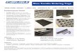 More Durable Sintering Trays · Holes, grooves, pusher plates, trays, threaded rods, and custom shapes available Considerations: Carlisle’s C/C material coefficient of thermal expansion