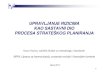 Upravljanje rizicima kao sastavni dio procesa strate kog ... · u javnom sektoru (NN 141/06) ... Strateško planiranje Programi Projekti Planovi (operativni) ... Provedba planskih