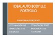 IDEAL AUTO BODY LLC PORTFOLIO€¦ · ideal auto body llc portfolio  15223 hanover pike 777 baltimore street upperco, md 21155 hanover, pa 17331