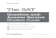 Question-and- Answer Service Student Guidemrmcreynolds.com/wp-content/uploads/2019/05/SAT... · Question # Correct Answer 1 B 2 A 3 B 4 C 5 C 6 D 7 B 8 C Question # Correct Answer