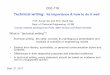 Technical writing: Its importance & how to do it welldavid.gay/che119/ChE... · 2012-10-01 · Technical writing: Its importance & how to do it well Distinct from literary, journalistic,