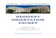RESIDENT ORIENTATION ... RESIDENT ORIENTATION PACKET 4190 Park Avenue Bridgeport, CT 06604 Tel: 203.374.7868