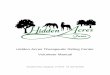 Hidden Acres Therapeutic Riding Center Volunteer Manualbox5127.temp.domains/~hiddena7/wp-content/uploads/2018/11/VOLUNTEER... · Hidden Acres Therapeutic Riding Center was founded