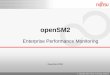 Presentation: openSM2 Enterprise Performance Monitoring · Presentation of monitored data in pre-defined reports with a graphical or tabular layout Definition of new reports and linking