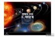 천체와우주 3. 태양계 - KOCWelearning.kocw.net/contents4/document/lec/2013/Hanyang... · 2014-06-09 · 태양계행성의크기와거리 천체 실제지름 태양으로부터의