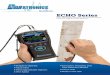 ECHO Series - Danatronics · ECHO FD is our flaw detector. ECHO series was designed specifically as a platform to allow the instrument total flexibility. What this means is you are