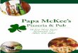 Papa McKee’smckeespubsvt.com/content/pdf/Papa-McKees-Pizzeria... · Papa McKee’s Pizzeria & Pub McKee’s Pub & Grill Steaks, chicken, burgers, seafood, salads & our famous Sunday