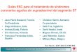 Guías ESC para el tratamiento de síndromes …cardiolatina.com/wp-content/uploads/2019/01/Bassand-esp.pdfGuías ESC para el tratamiento de SCA sin supradesnivel ST RISC ’90 Cohen