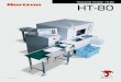 Three-knife Trimmer HT-80 HT-80 - irp-cdn.multiscreensite.com T… · CV8-1 : 1m (3.3ft) Conveyor The HT-80 automated three knife trimmer can be used off-line or in-line for fast,