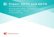 Refrigerants (R-407C and R-407A) Properties, Uses, Storage ... · air conditioning, and heating applications for over five decades. The low ozone depletion potential of R-22 compared