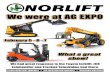 February 2019 We were at AG EXPO · 2020-04-02 · Forklift Safety Parts OSHA statistics indicate that there are roughly 85 forklift fatalities and 34,900 serious injuries each year