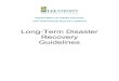 Long-Term Disaster Recovery Guidelinesmema.maryland.gov/Documents/Local Recovery Planning... · 2019-03-04 · disaster does not prevent local and state governments from entering