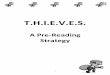 T.H.I.E.V.E.S.( - WordPress.com13" T.H.I.E.V.E.S. T itle What is the title? What do I already know about this topic? What does this topic have to do with the preceding chapter? Does